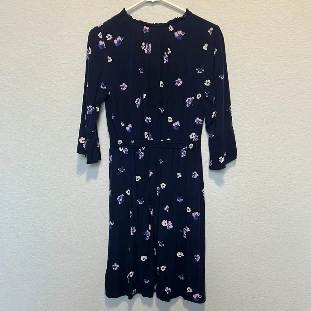 Old Navy Blue Floral Dress - Picture 2 of 3